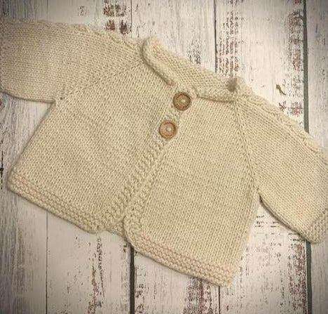 Nordic Yarn patroon Neve Baby Cardigan