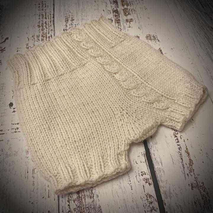 Nordic Yarn patroon baby korte broek