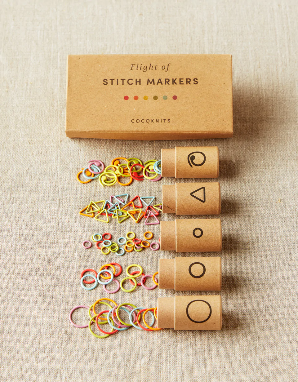 CocoKnits Flight of Stitch Markers steekmarkeerders