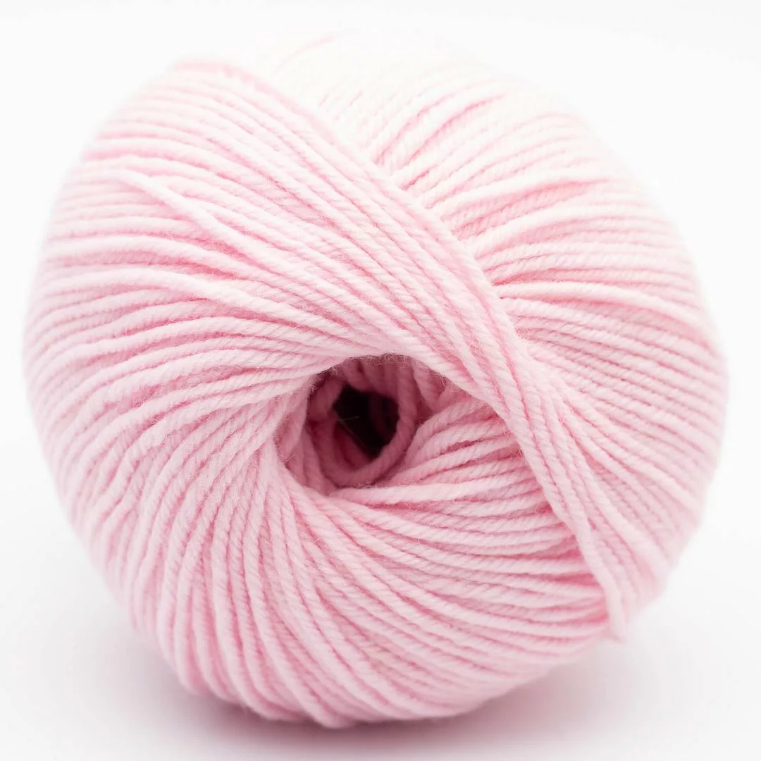 kremke soul wool bébé soft wash merinowol pale pink