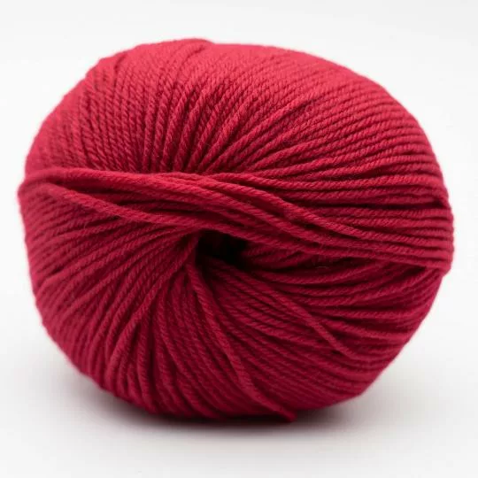 kremke soul wool bébé soft wash merinowol 24 deep red