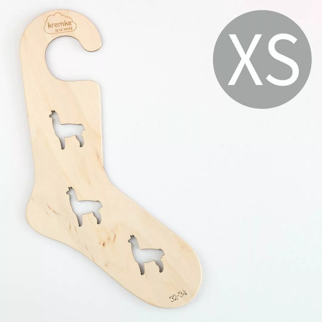 Kremke Soul Wool sock blockers sokkenspanners van hout maat XS