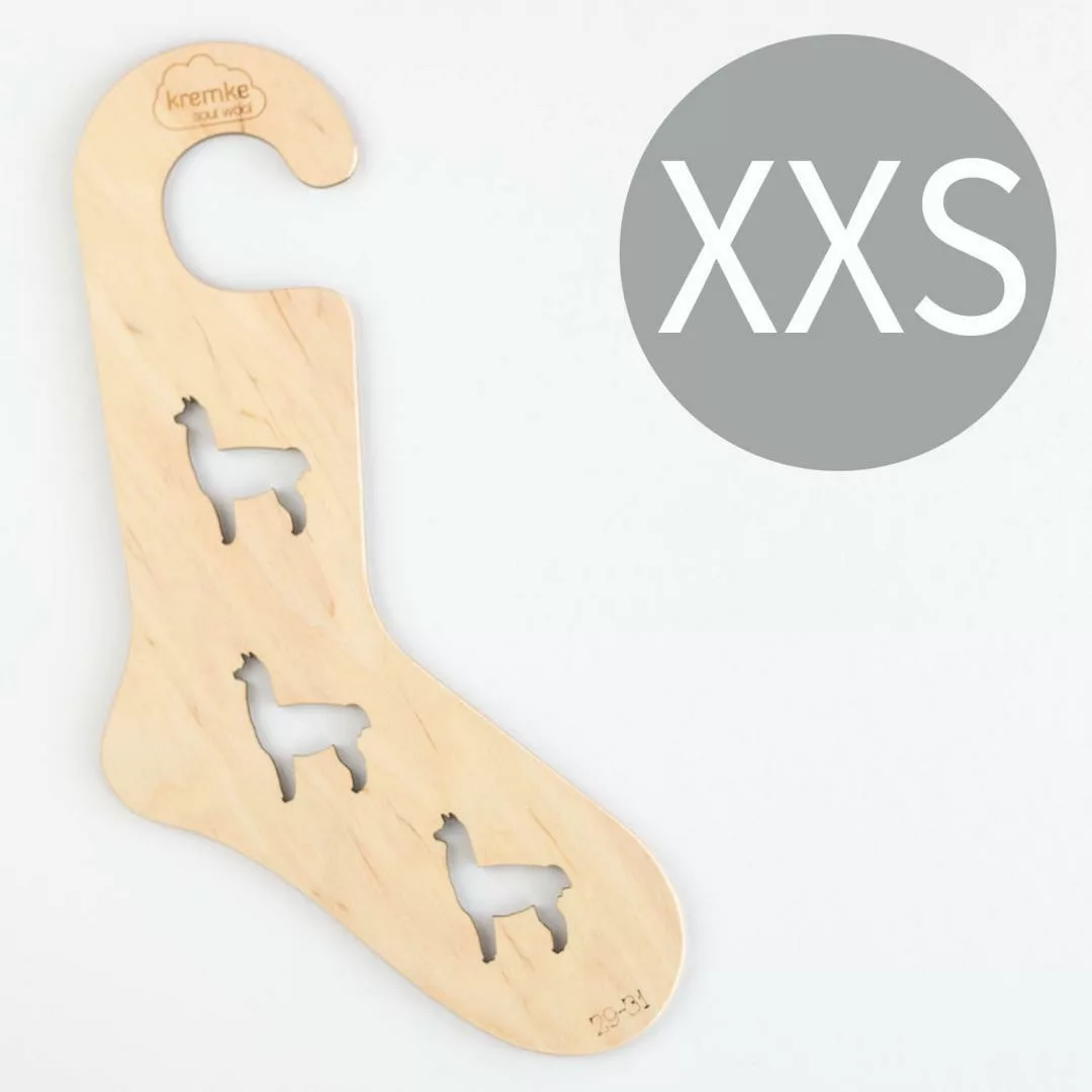 Kremke Soul Wool sock blockers sokkenspanners van hout maat XXS
