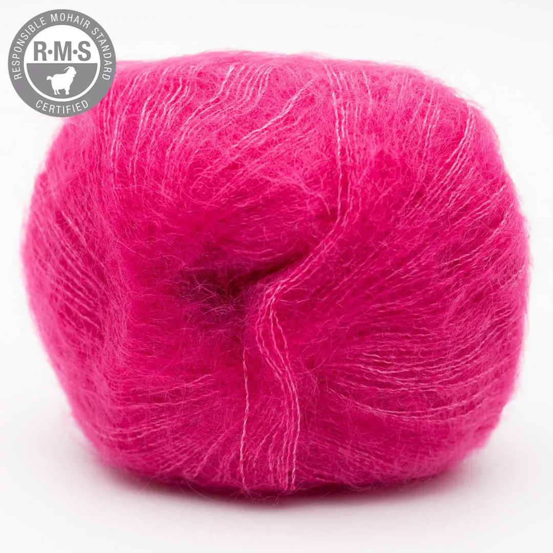Kremke Soul Wool Silky Kid Pink Roze mohair zijde garen