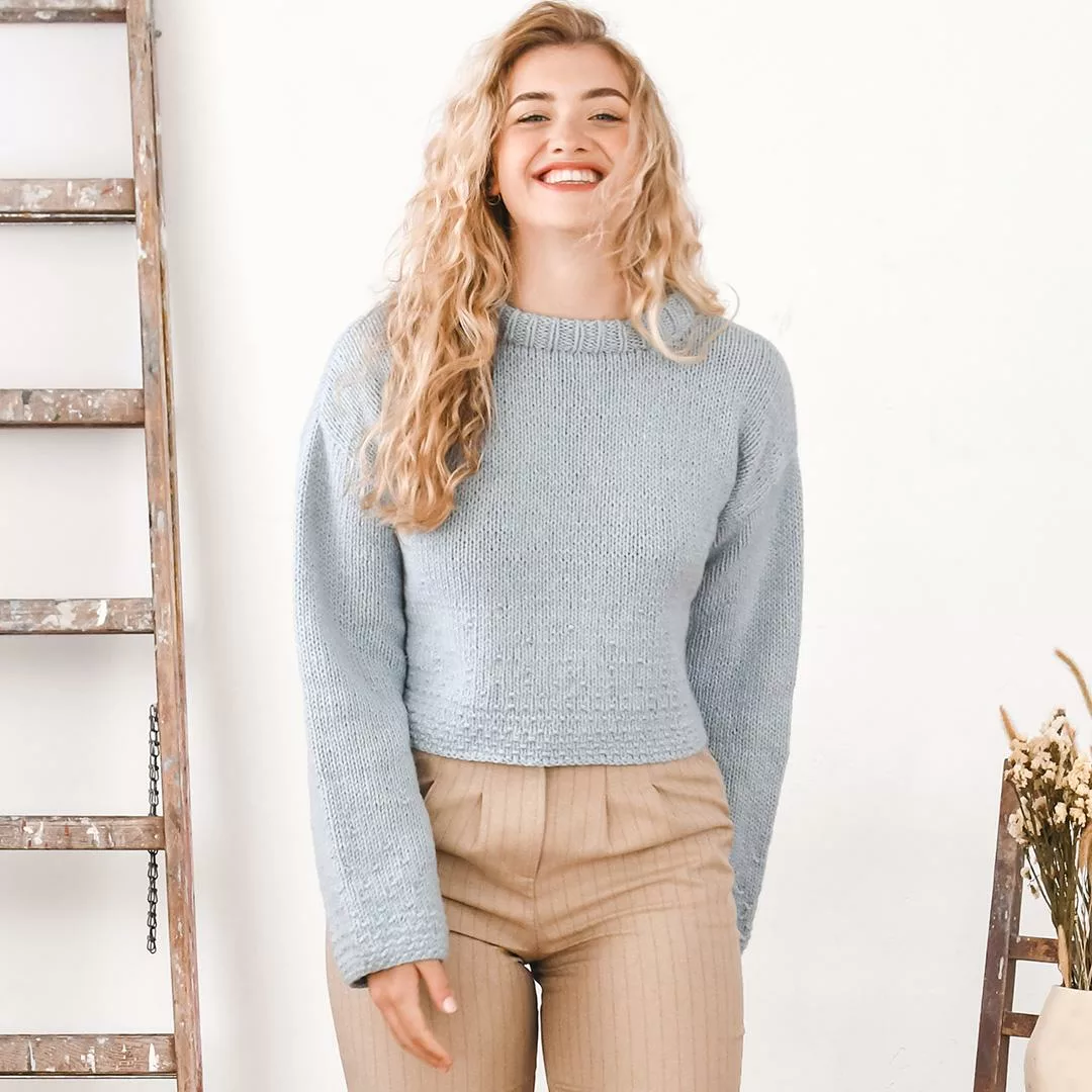 kremke soul wool patroon trui Jette Sweater breien