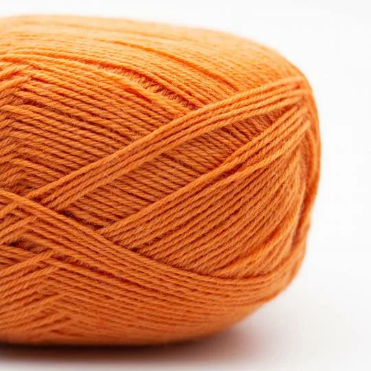 Sokkenwol sokkengaren Kremke Soul Wool Edelweiss Classic 408 Warm Orange