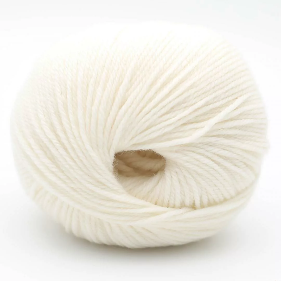 merinowol Merry merino 01 Wool White
